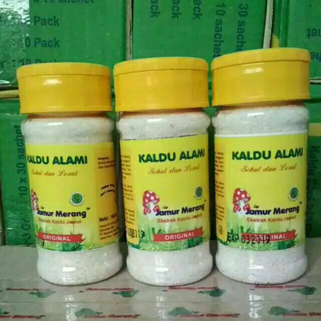 

Kaldu Alami jamur merang kemasan botol