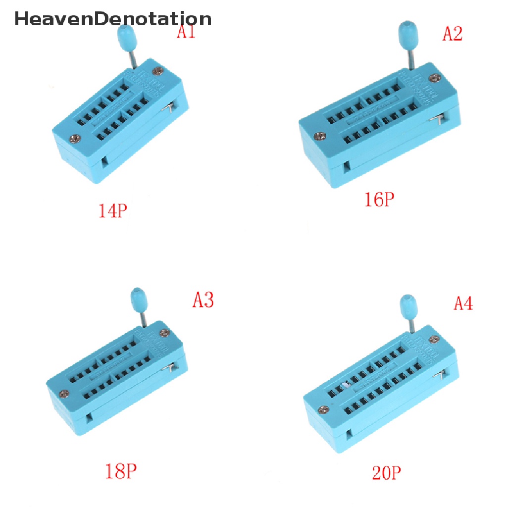 [HeavenDenotation] 14/16/18/20/24/28/32/40 pin IC Test Universal ZIF Socket