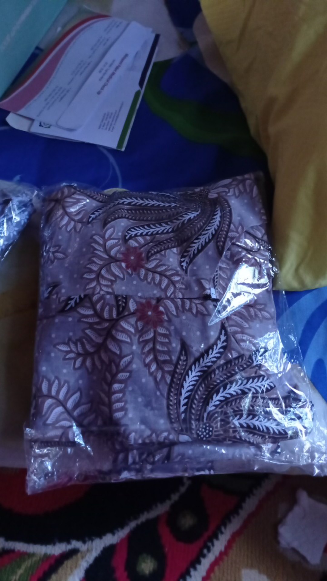 Batik Wanita Asj Sa Hrb026 Kenongo Kemeja Tosca Pendek
