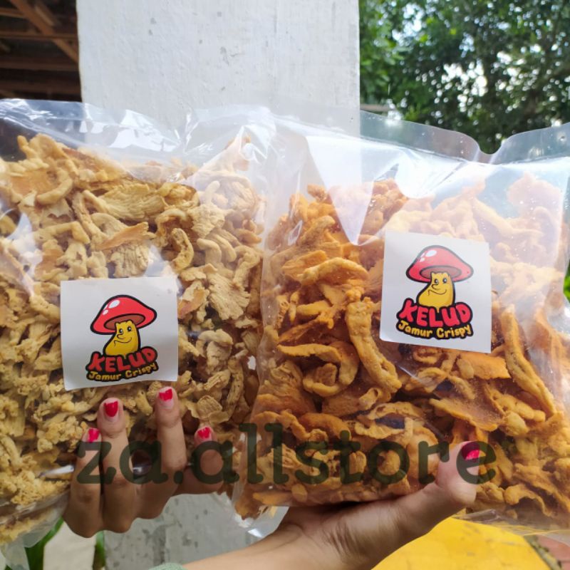 

KELUD JAMUR TIRAM CRISPY/ MURAH MERIAH/ KEMASAN ½kg