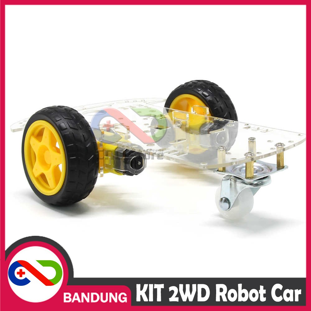 KIT SMART CHASSIS 2WD ROBOT CAR FRAME MOBIL ARDUINO RASPBERRY CHASIS