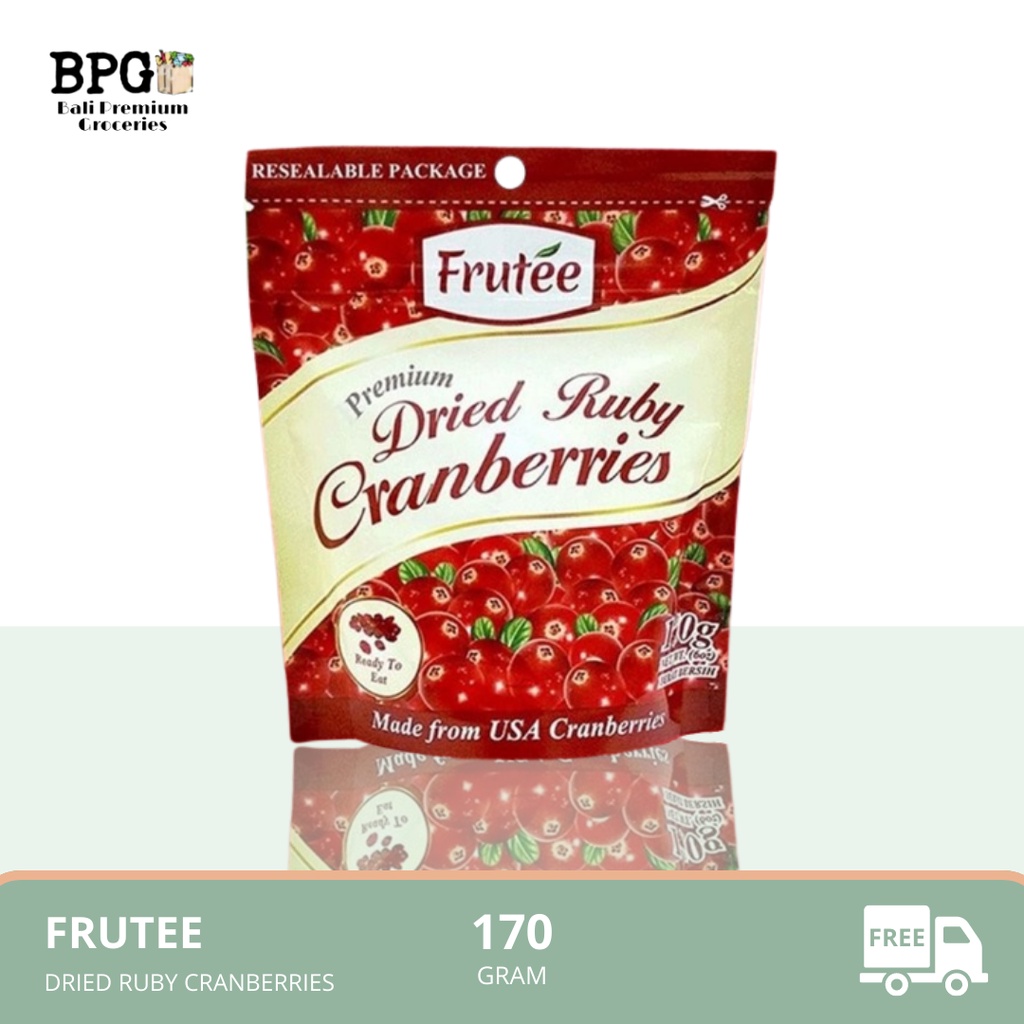 

FRUTEE DRIED CRANBERRY 170GR