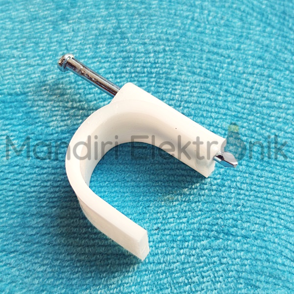 Klem Pipa PVC 1/2&quot; Inch Kabel 22mm Eceran Per Pcs no 22 Paku Beton