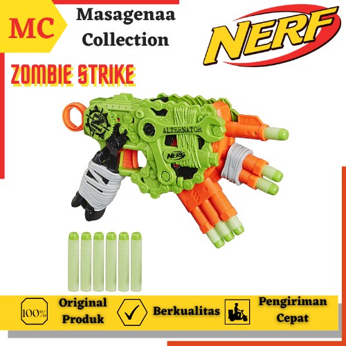 Maenan Mainan Tembak Tembakan Pistol Pistolan Anak Laki Laki Nerf Zombie Strike Alternator Gun Murah