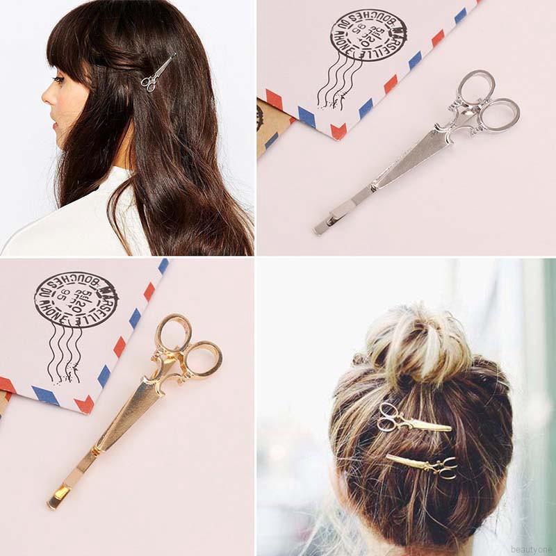 Beautyone Jepit Rambut  Warna  Gold  Silver  Gaya Korea 