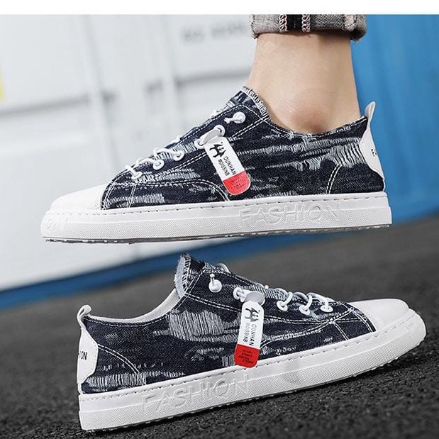 TBIG [COD] Sepatu Canvas Pria FULLER Sepatu Import Murah Pria Casual Sekolah Kuliah Kerja