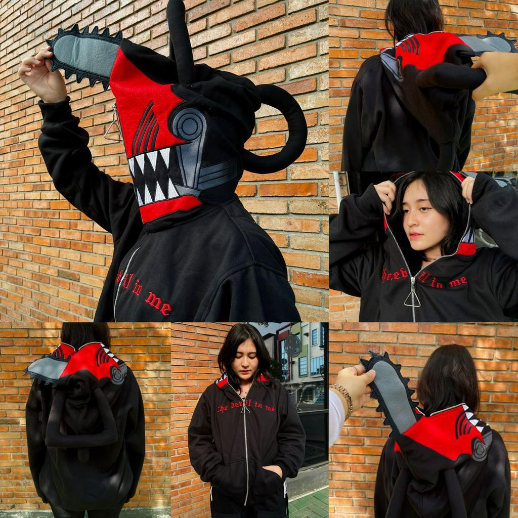 Jaket Denji Cosplay Anime Manga Chainsaw Man