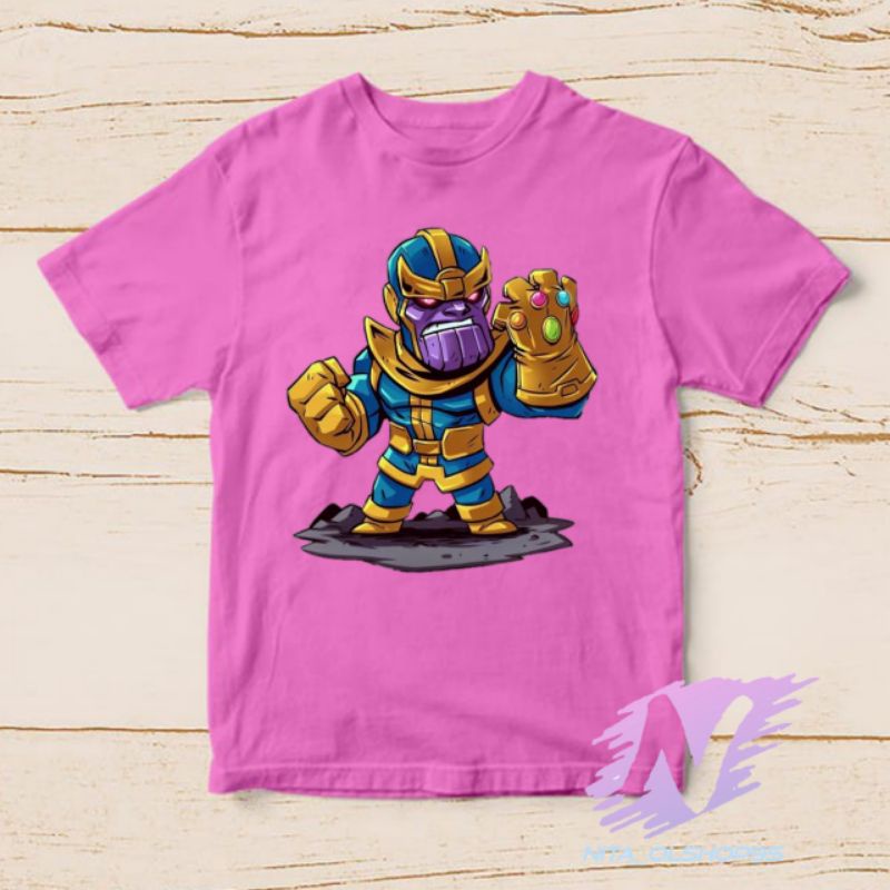 kaos anak avenger thanos baju karakter superhero