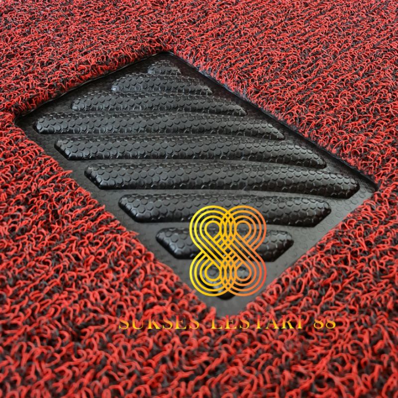 Karpet Lantai Mie Bihun Karpet Mobil Motor Mie Motif 2 Warna Heel Pad