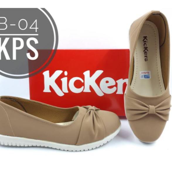 [GRADE ORIGINAL] Sepatu Kickers Wanita Slip On Kode B-04 ✵