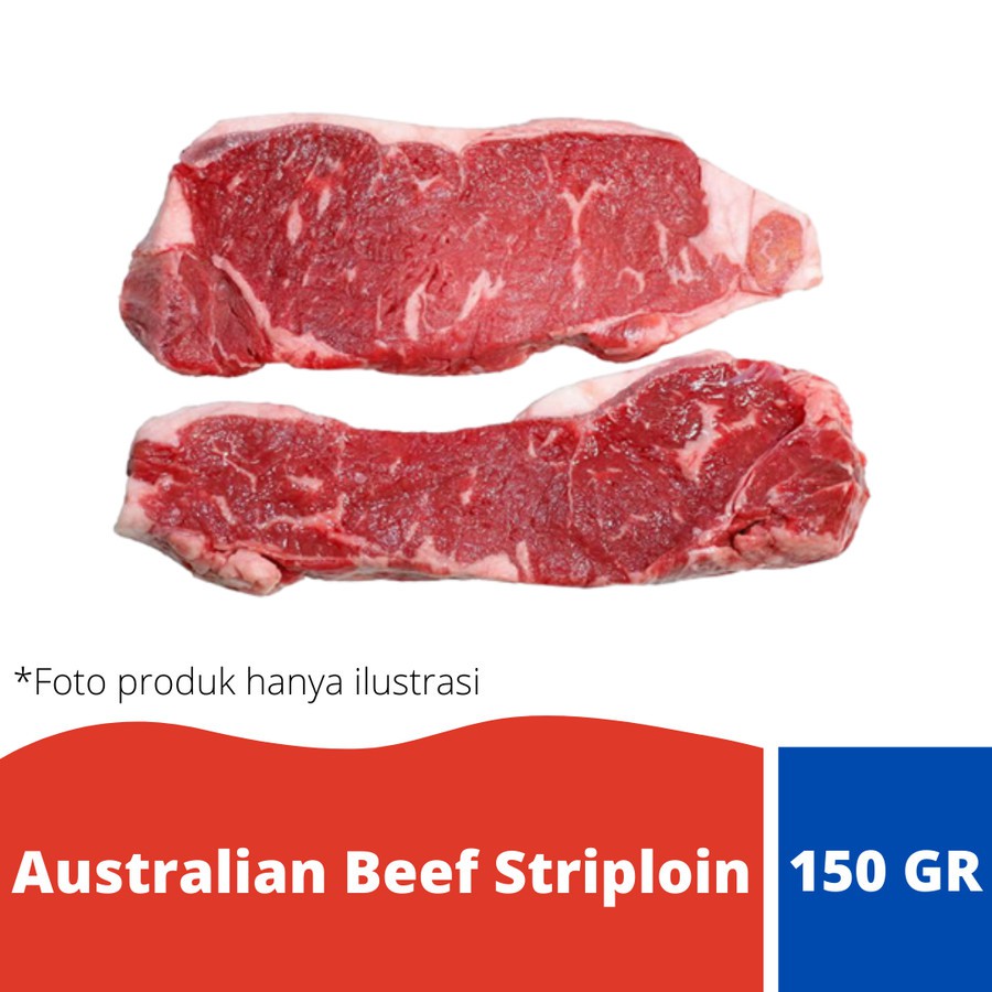 

Australian Striploin Beef steak (±150 gr)