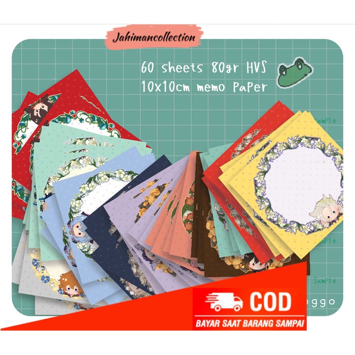

✨ BISA COD ✨ MEMOPAD Genshin Impact 60lmbr - MEMO