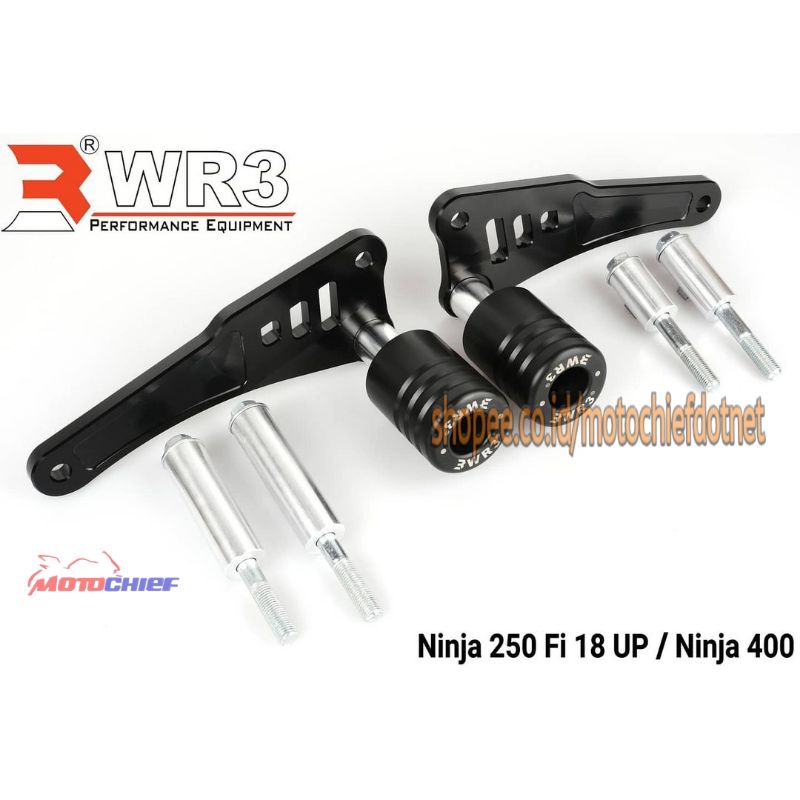 FRAMESLIDER WR3 KAWASAKI NINJA 250 2018 FRAME SLIDER FAIRING