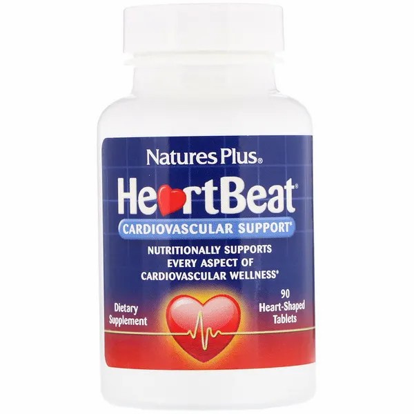 NaturesPlus Natures Plus, HeartBeat, Cardiovascular Support, 90 Tabs