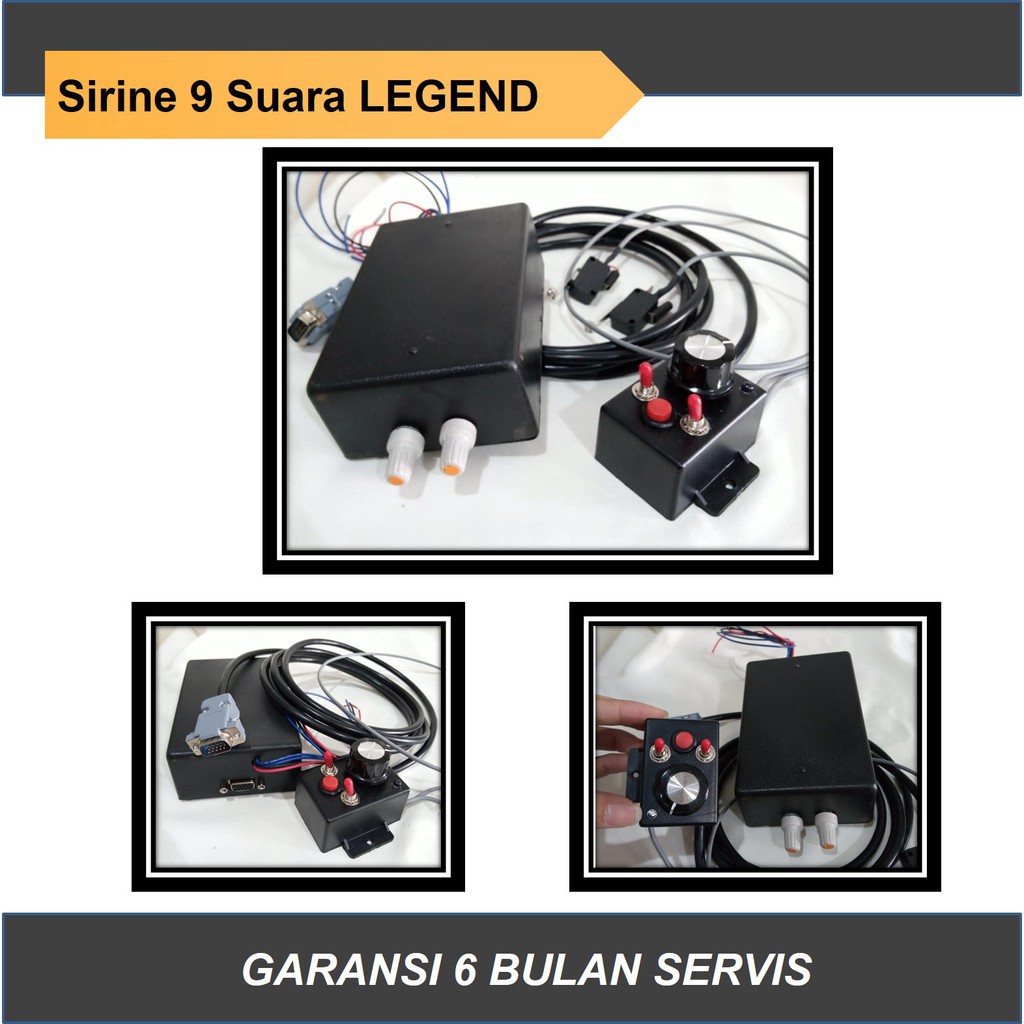 Sirine 9 suara LEGEND, Klakson TOA 40 Watt, Sirene Senken rakitan GARANSI 6 bulan Modul dual tone