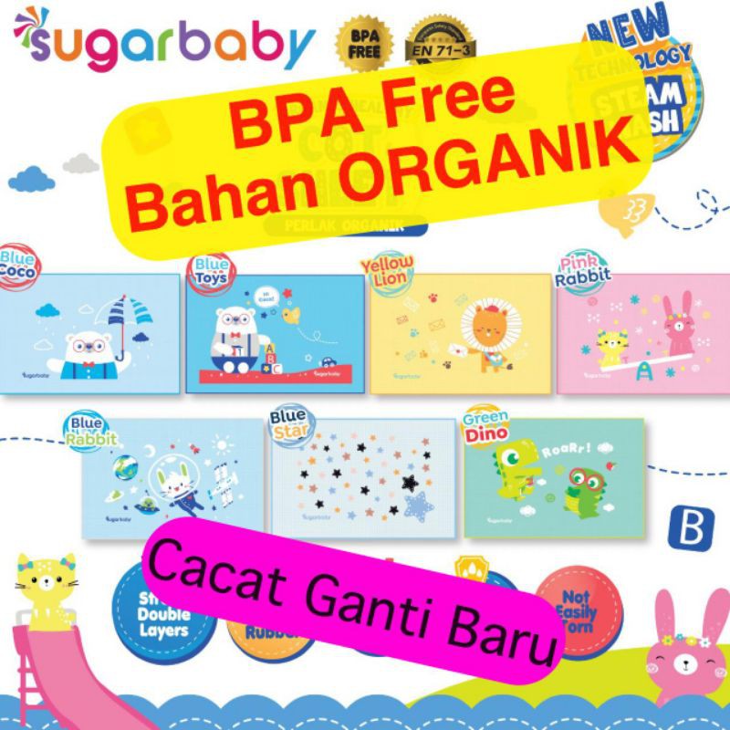 Perlak karet ORGANIK SUGAR BABY PERLAK Bayi Sugar Baby sugarbaby tatakan ompol bayi perlak anti air perlak ompol bather bouncer Perlak Sugarbaby perlak Bayi ALAS ompol bayi perlak anti air alas ompol bayi perlak bayi sugarbaby