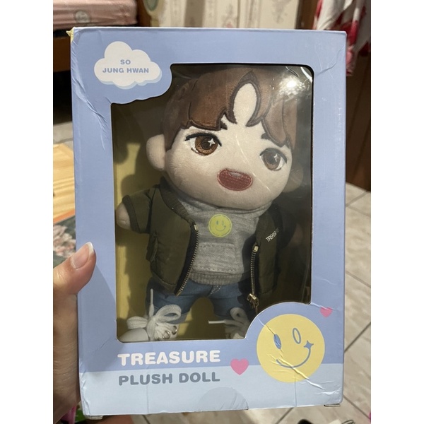READY TREASURE PLUSH DOLL JUNGHWAN TREASURE/BONEKA KPOP/SO JUNGHWAN PHOTOCARD/TREASURE