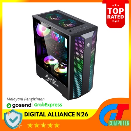 Digital Alliance DA Gaming Chassis N26 - Black Case