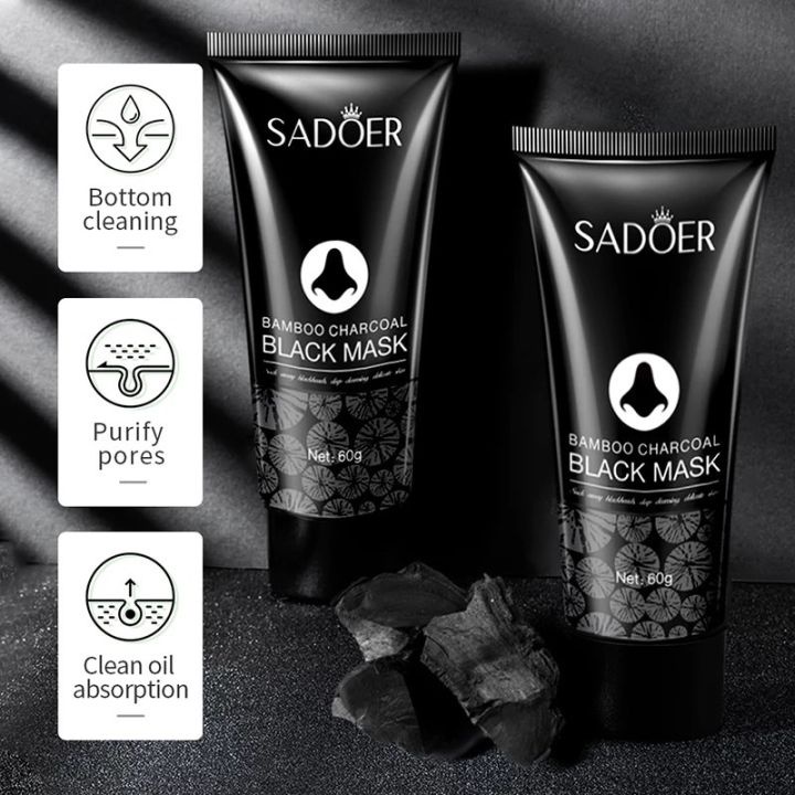 SHINE STAR - MASKER KOMEDO AMPUH BLACKMASK CHARCOAL BLACKHEAD MASK ANTI KOMEDO
