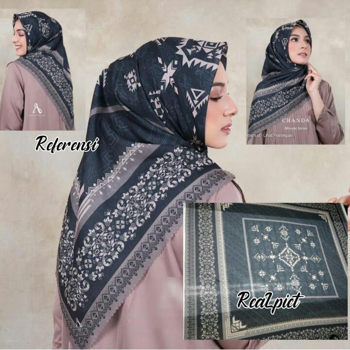 KERUDUNG MOTIF//KERUDUNG BEST SELER//SEGI EMPAT JUMBO//DENAY.FH .OSLO