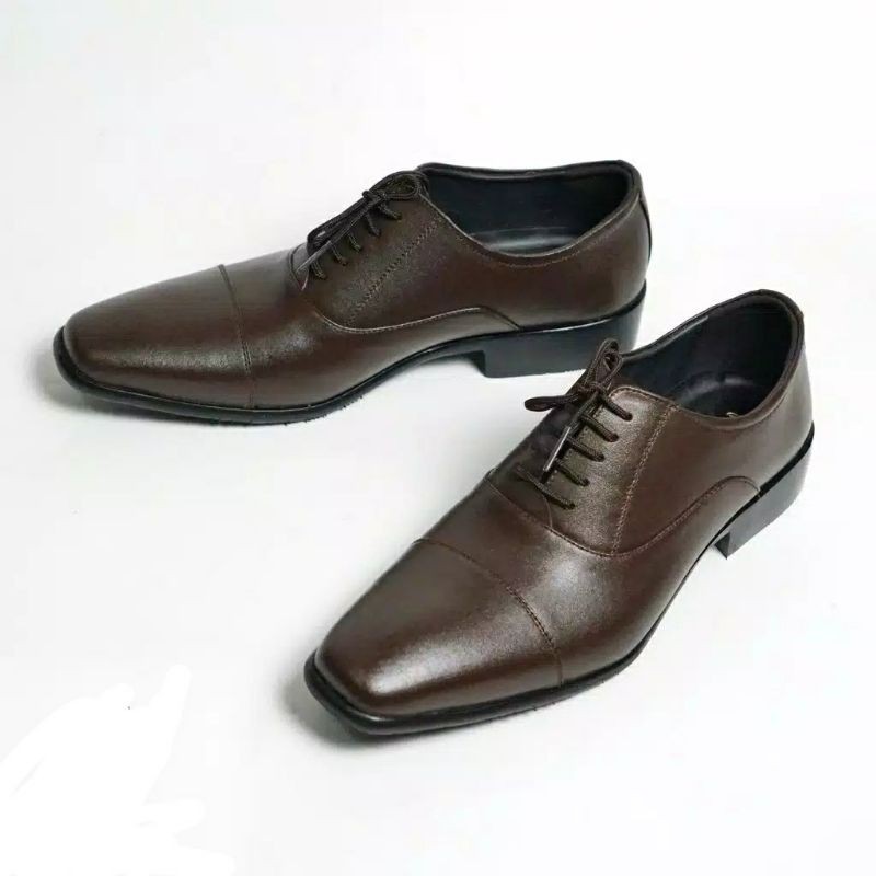 PANTOFEL PRIA F7002 COKLAT KULIT SAPI
