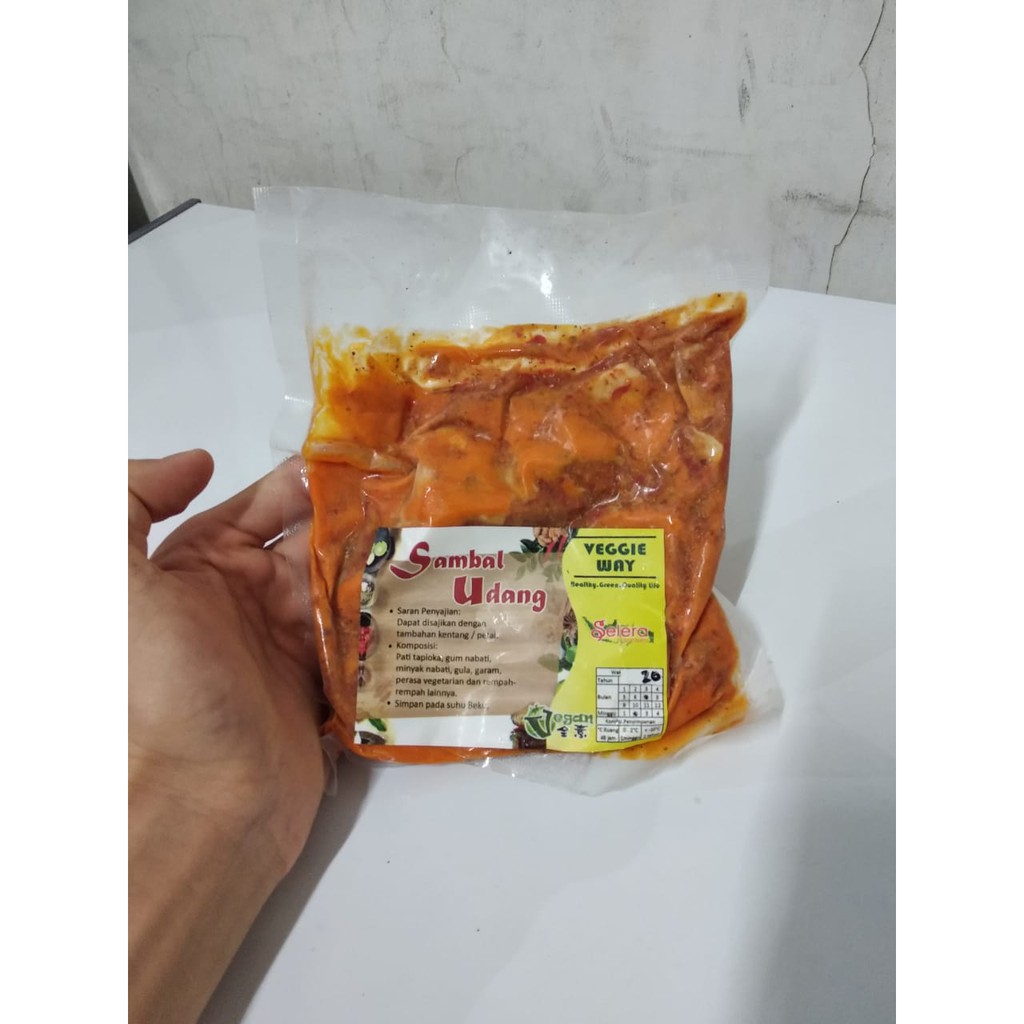 

Muleh Sambal Udang Vegetarian