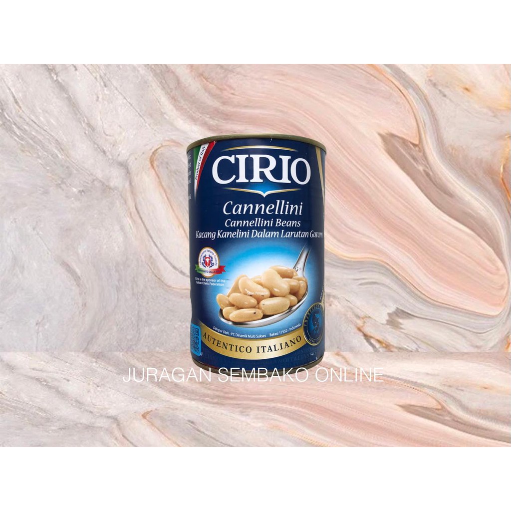 Cirio CANNELLINI Beans 400gr / Kacang Kanelini