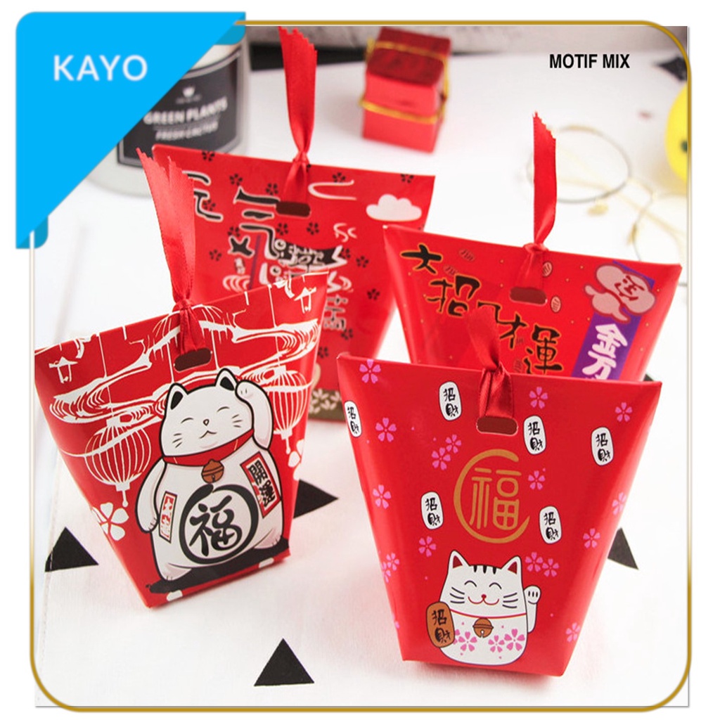 

KOTAK PACKAGING CANDY, COKLAT KOTAK SOUVENIR TEMA IMLEK, KOTAK MOTIF MERAH