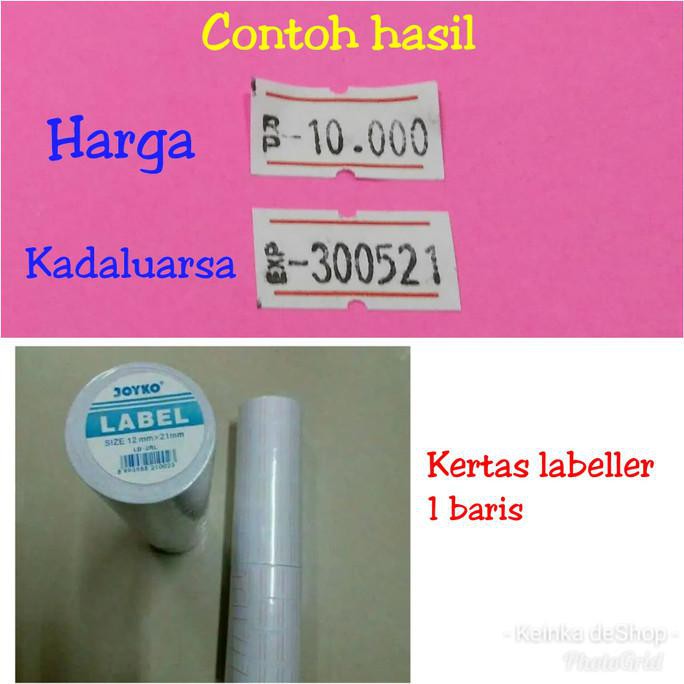 

Ready Oke] Kertas Untuk Isi Alat Cetak Label Harga Merk Bandrol Price Labeller