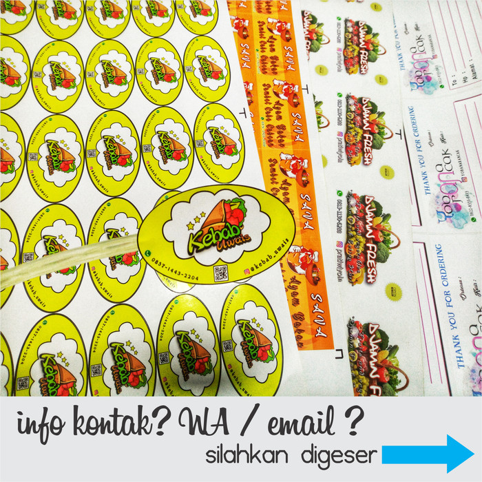 

Cetak sticker stiker chromo A3 (PRINT & CUTTING)