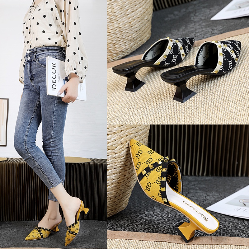 jn-987, sepatu heels wanita import fashion sandal heels cantik dan terkiniian gd laris 5022