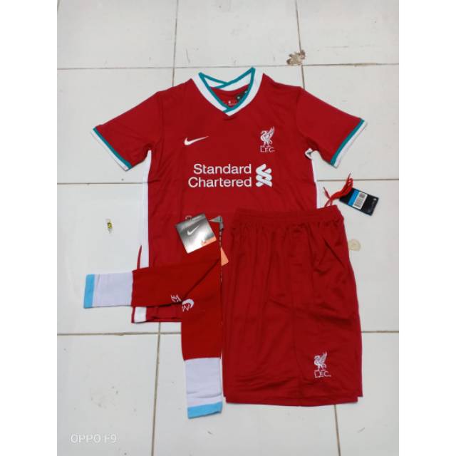 Full set Liverpool home 2020