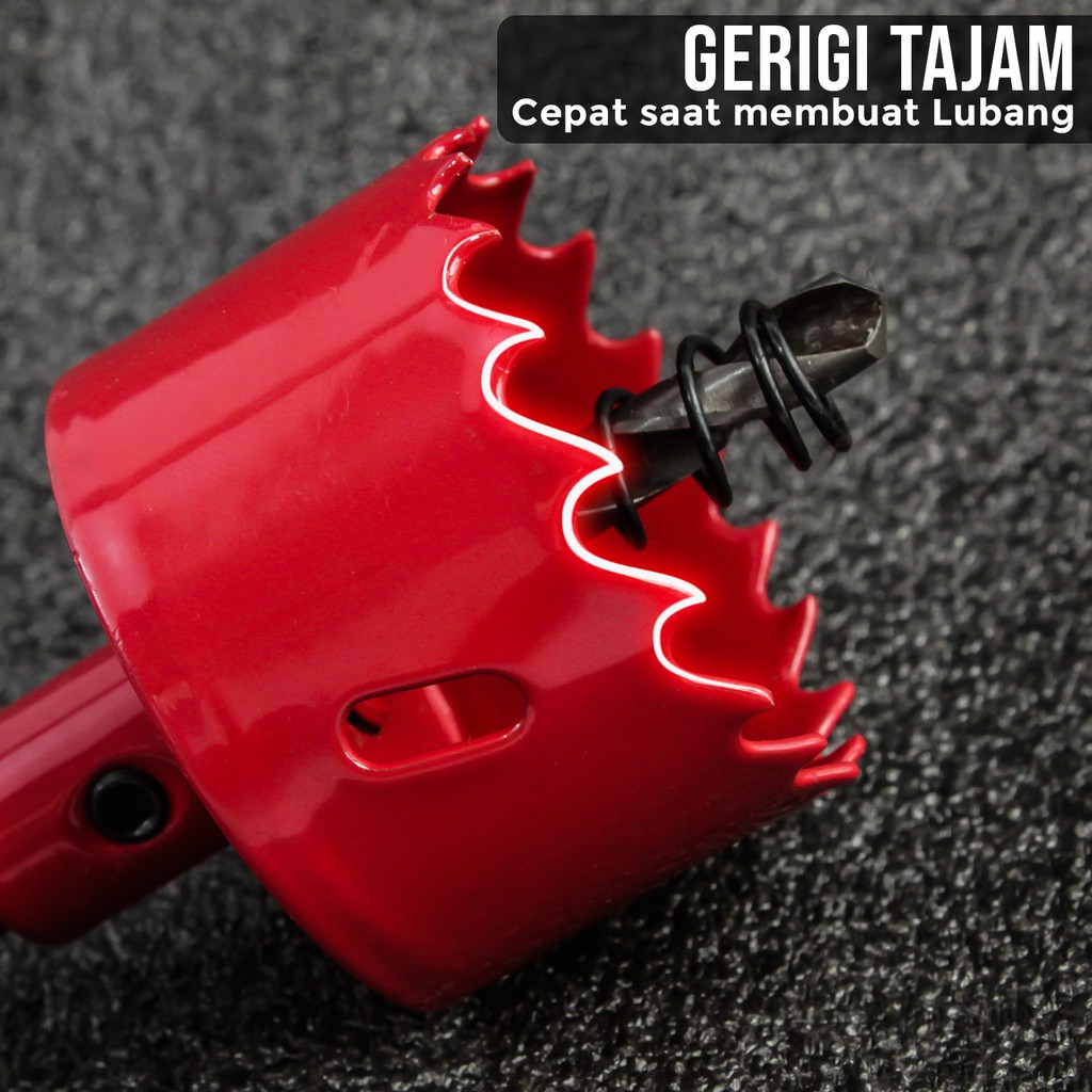 "Jual Produk Allefix HOLE SAW DRILL BIT/ ALAT PEMBENTUK LUBANG PADA KAYU 35MM-100MM- 6504 ''