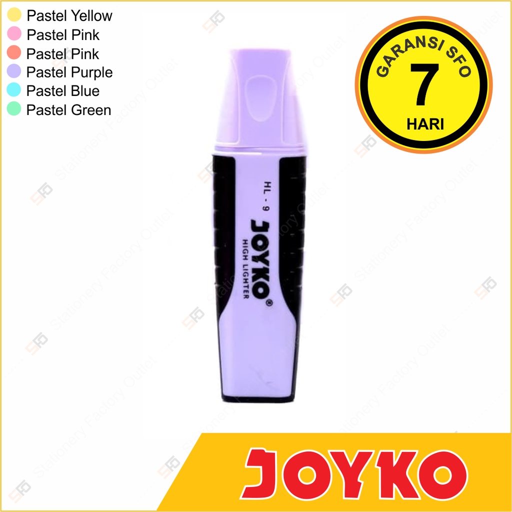 

Highlighter Pastel Joyko - HL Series