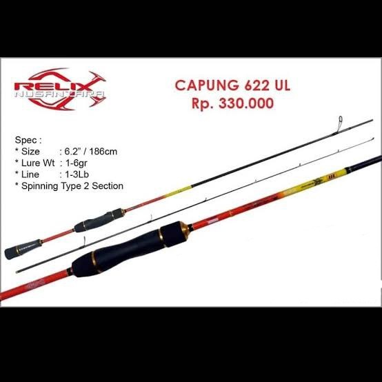 Joran Relix Nusantara Capung 622 1-3lb