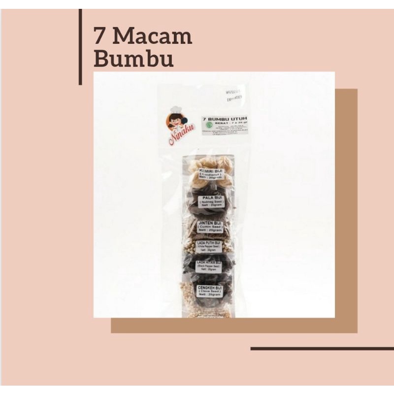 

7 macam Bumbu Utuh Ninaku