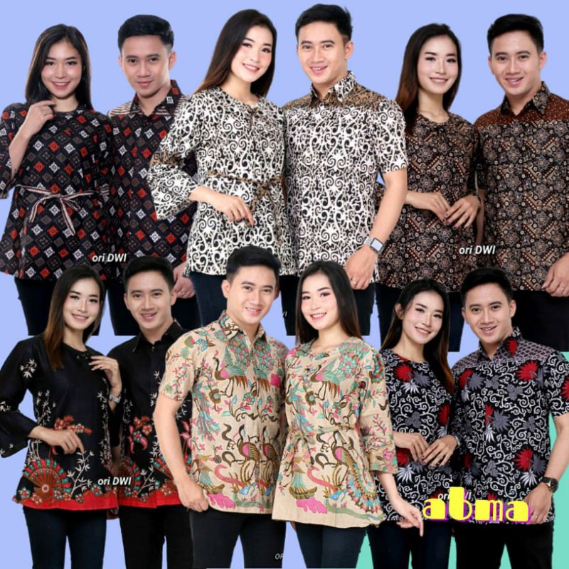 BAJU SERAGAM BATIK - Batik Couple Ori Ndoro Jowi DNT Garansi ory|ruzlimumet