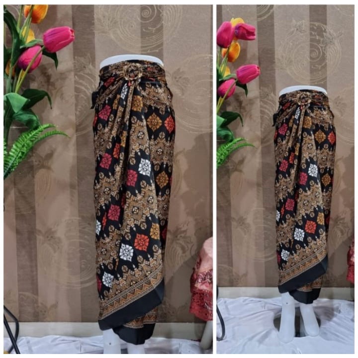 rok lilit batik / rok lilit batik wanita modern / rok lilit batik wanita modern jumbo/ motif mk