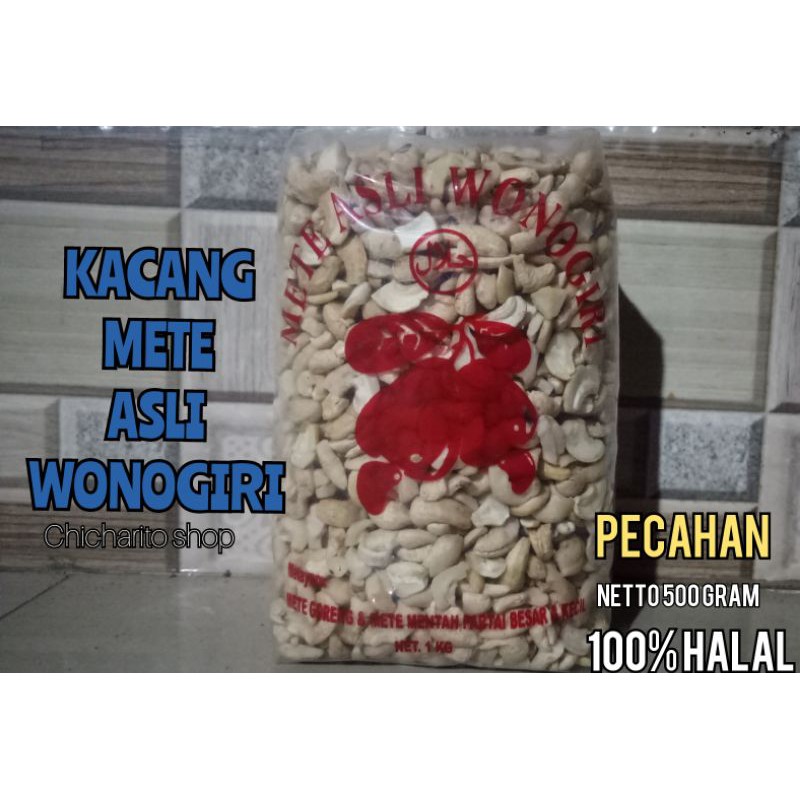 

Kacang mete mede pecahan mentah fress 500gram