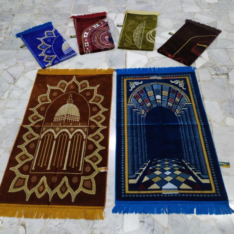 Sajadah KOHINOOR sajadah besar murmer oleh oleh haji souvenir