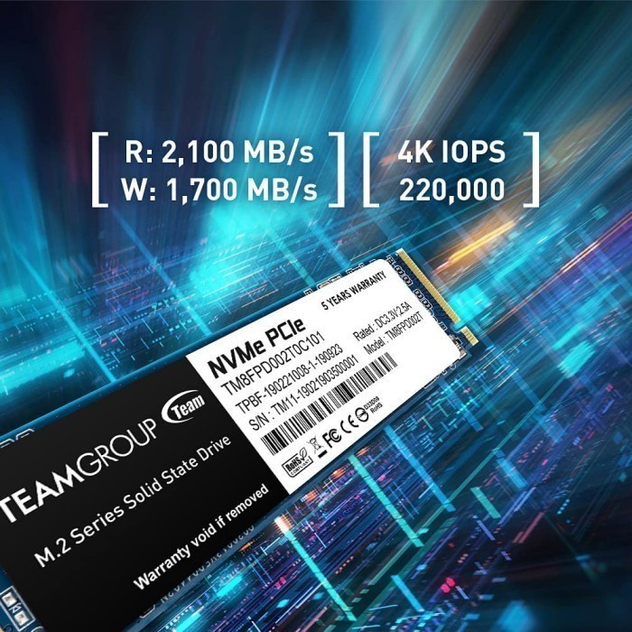 Team Group MP33 PRO SSD 512GB NVME M.2 2280 PCIe