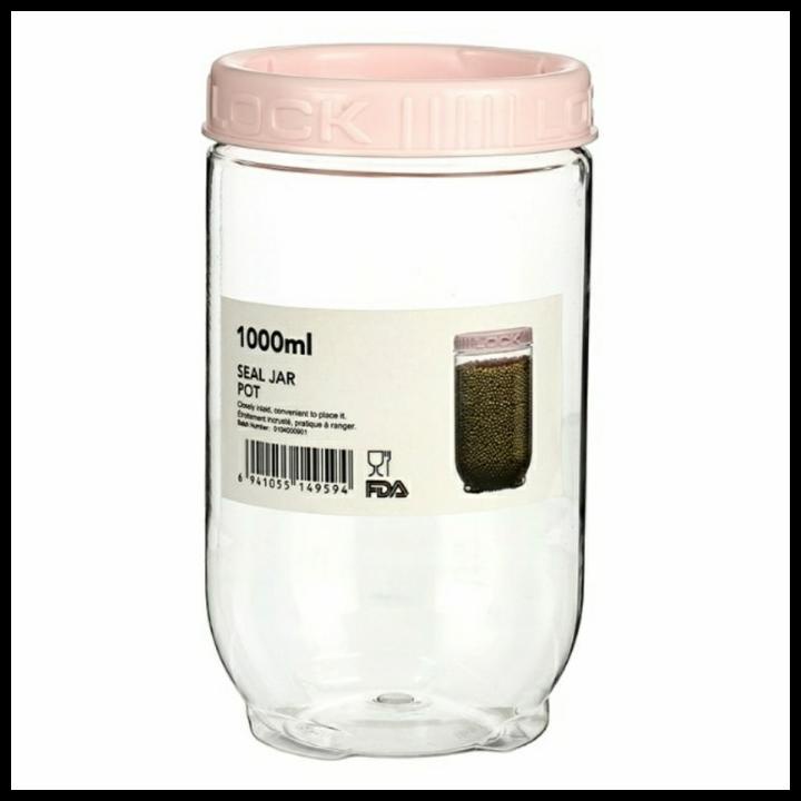 Miniso - Seal Jar 1000Ml || Toples Makanan