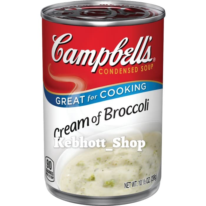 

Campbell's Condensed Cream of Broccoli 298g Campbells Krim Brokoli