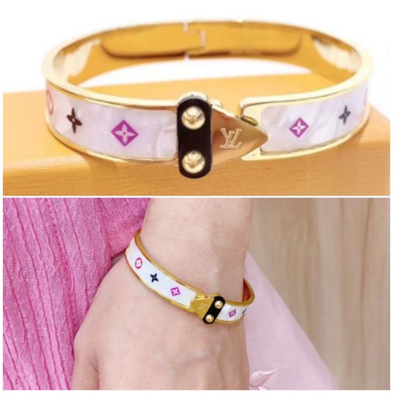 Gelang Titanium Asli Premium Quality anti karat anti alergi bracelet Stainless steel ori GTT-8223