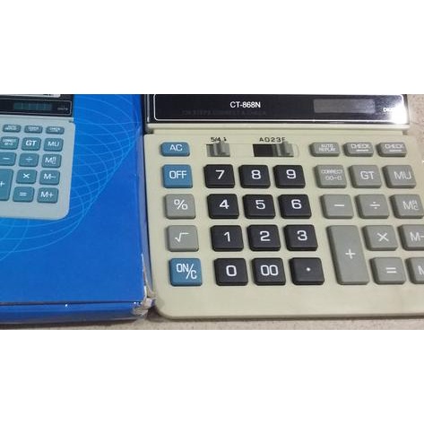 

☄ KALKULATOR 16 CM CT868 2 POWER 12 DIGITS + AUTO REPLAY+ CHECK +CORRECT ♖
