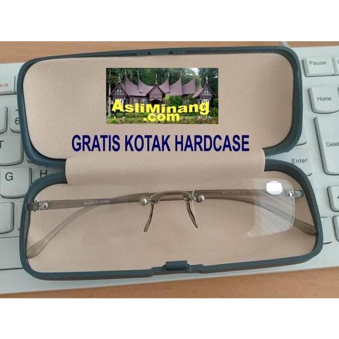 Kacamata Baca Plus 2.75 Frameless, Ringan, Tanpa Frame Dan Gaya Termurah