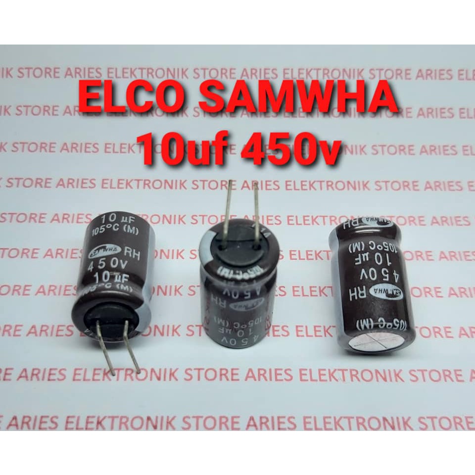 ELCO 10uf 450v ORIGINAL