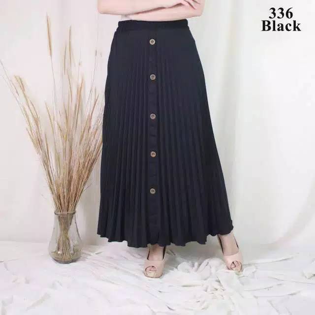 (BISA COD) PALING MURAH! Rok Plisket Premium / Maxi Skirt Prisket Pleates