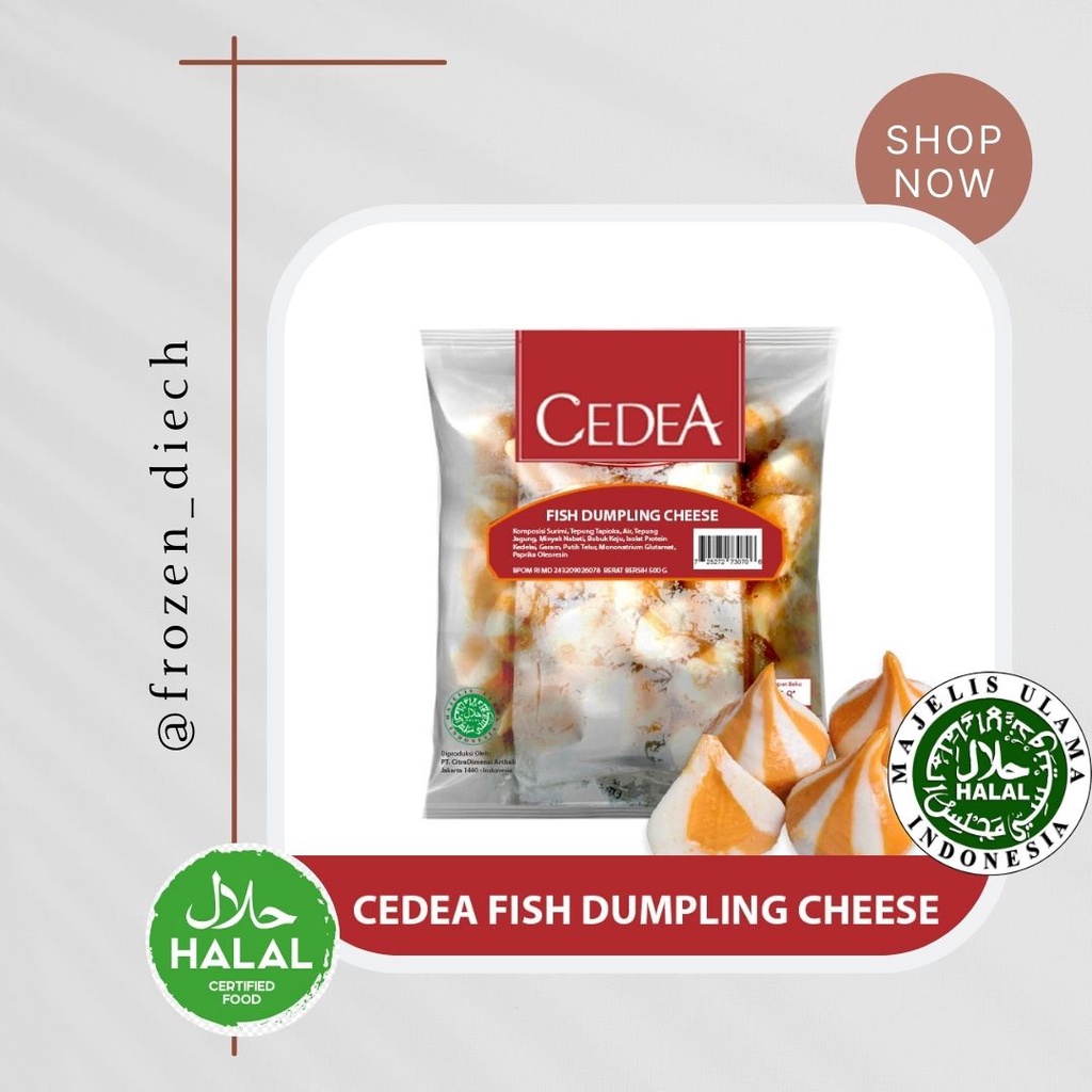 

Cedea Fish Dumpling Cheese 500gr