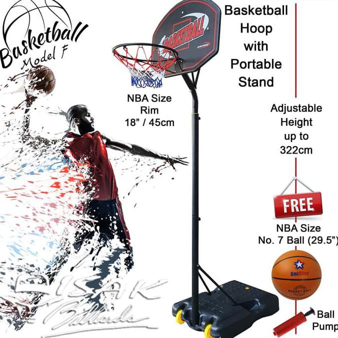 Portable Basketball Hoop F - Rim Bola Basket Ring Outdoor Indoor Nba Lolipopsale79